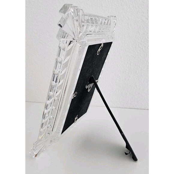 VTG 5" x 7" Genuine Lead Crystal Photo Frame Made is West Germany Art Deco Style - Picture 16 of 17